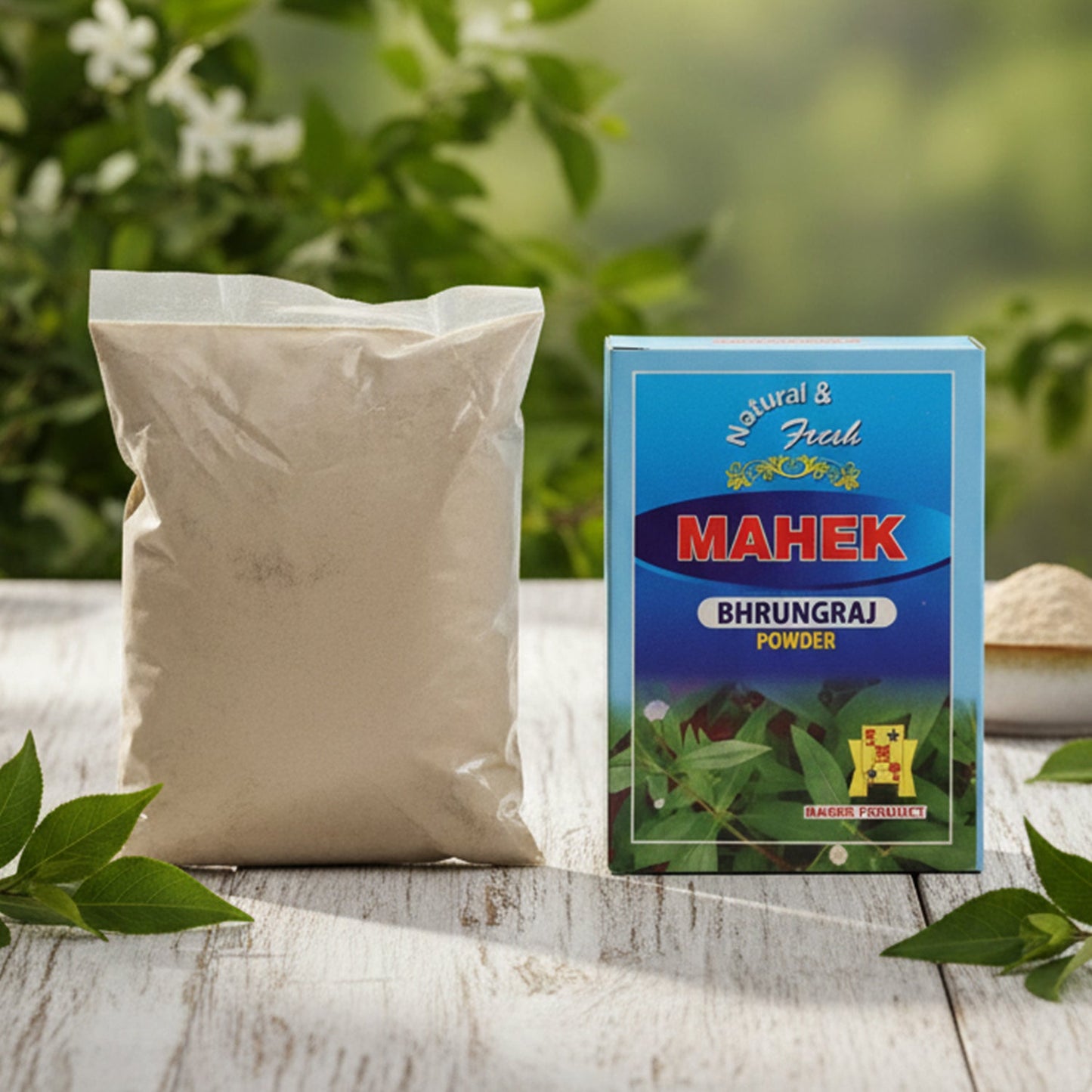 Natural Bhringraj Powder for Traditional Hair Care 80 Gm