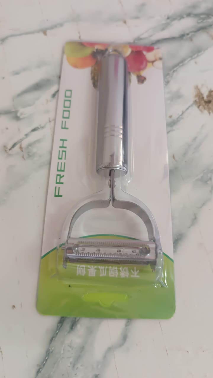 Heavy Duty 2-in-1 Multipurpose Stainless Steel Vegetable Peeler and Julienne Cutter