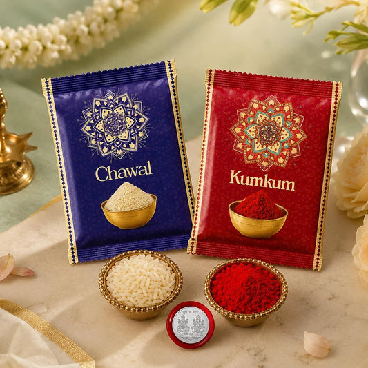 Peacock Rakhi Combo for Raksha Bandhan with Choco Biscuit Pack