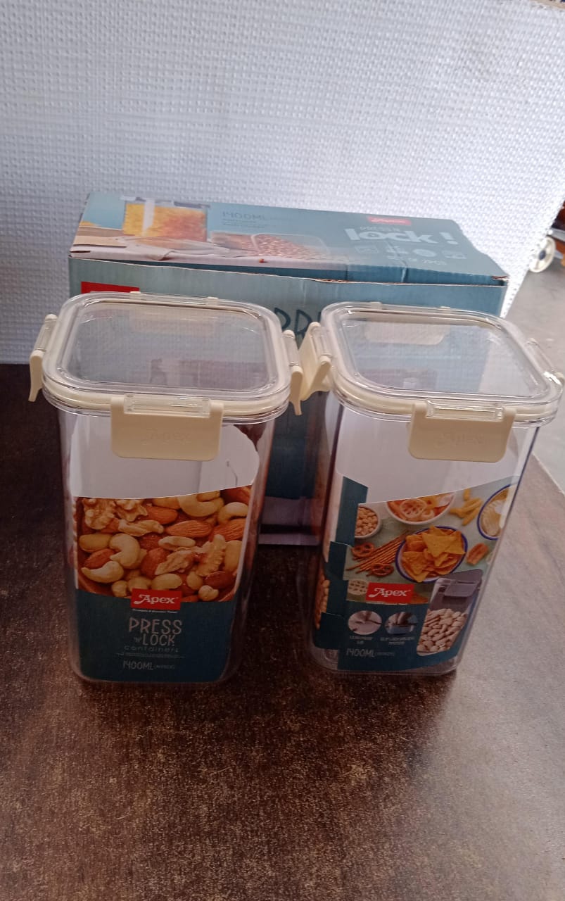 Apex Press N' Lock Airtight Storage Container Set