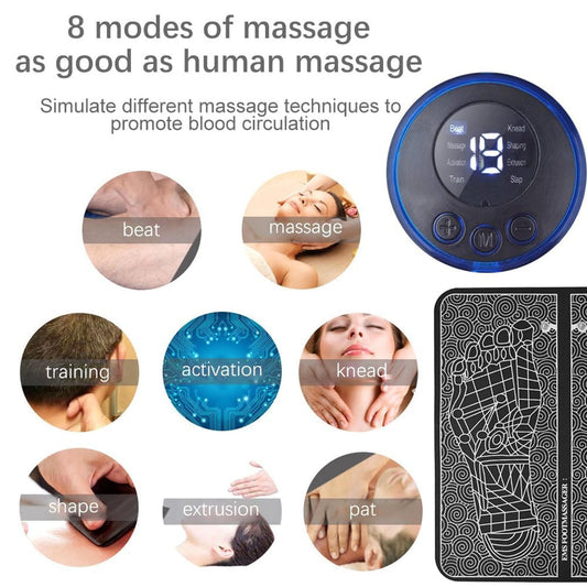 Electric EMS Foot Massage Therapy Mat (1 Pc)