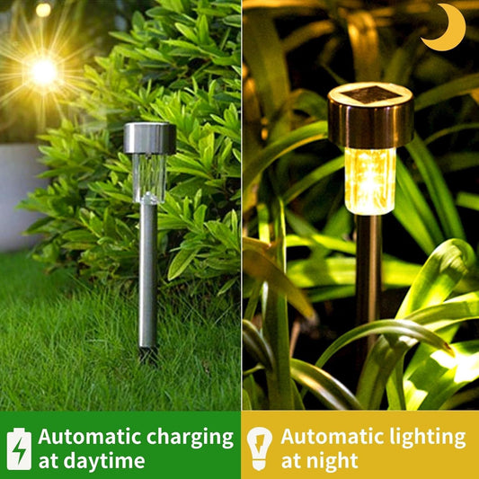 Solar Lawn Lamp Set of 12 - main
