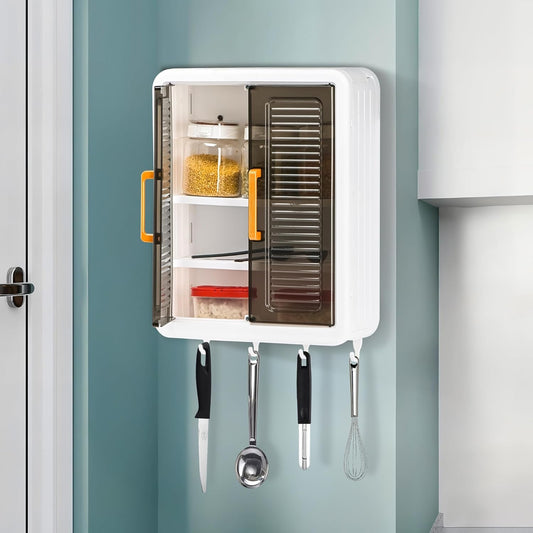 Wall-Mounted Kitchen Storage Cabinet - lifestyle