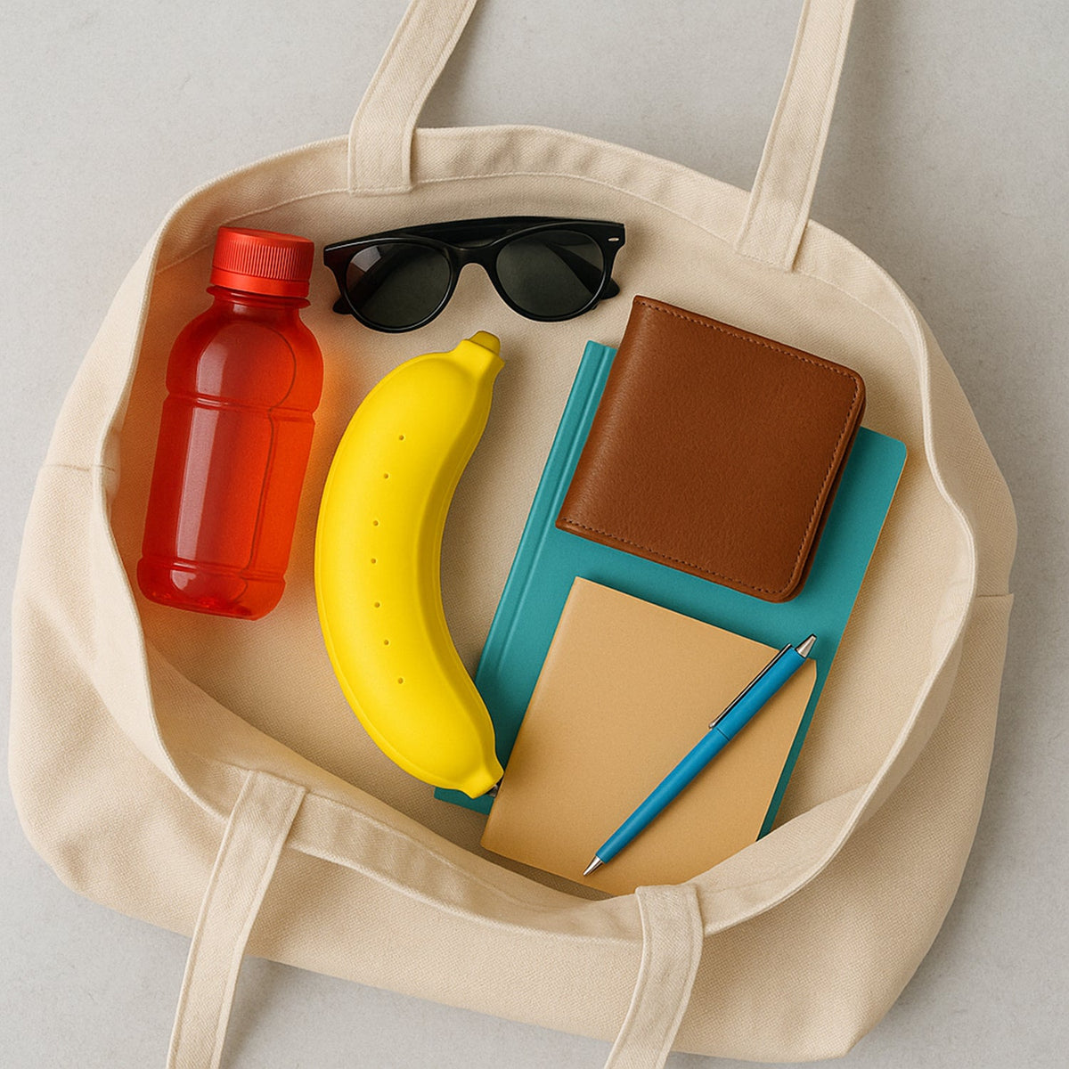 Banana Case Lunch Box Yellow (2 Pc)