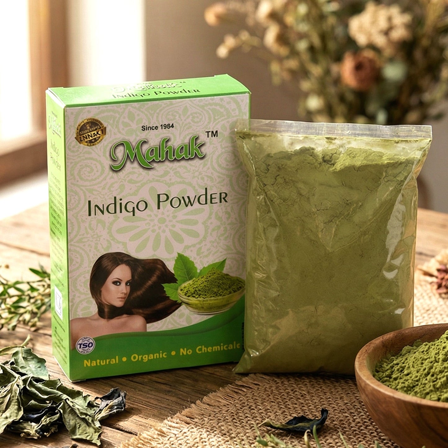 Natural Indigo Powder for Traditional Hair Care 80 Gm