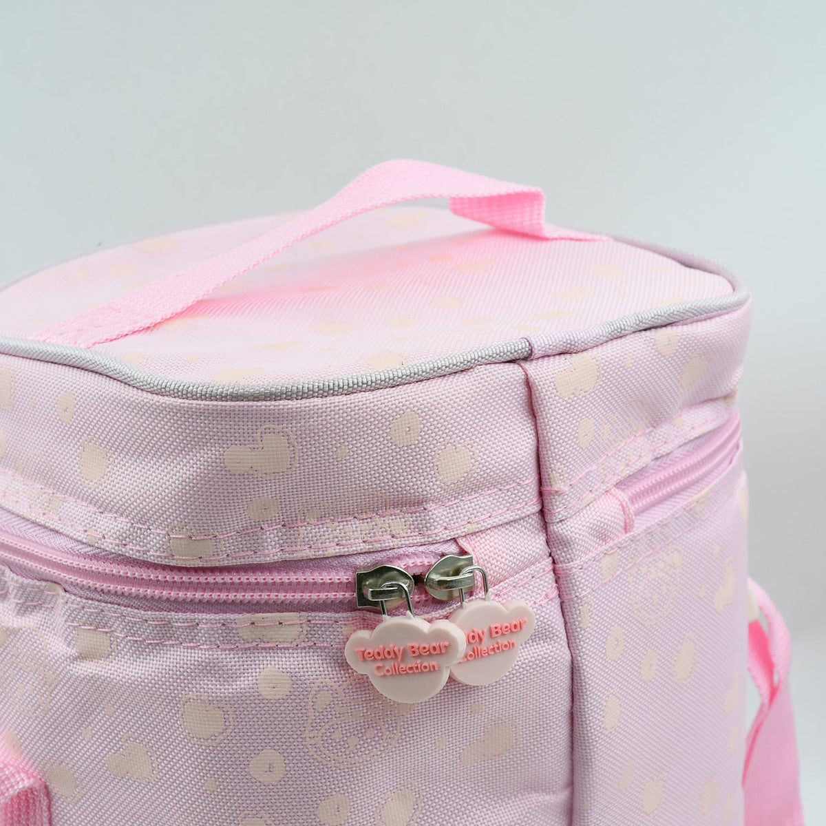 Cute Animal Zip Lunch Bag with Adjustable Strap