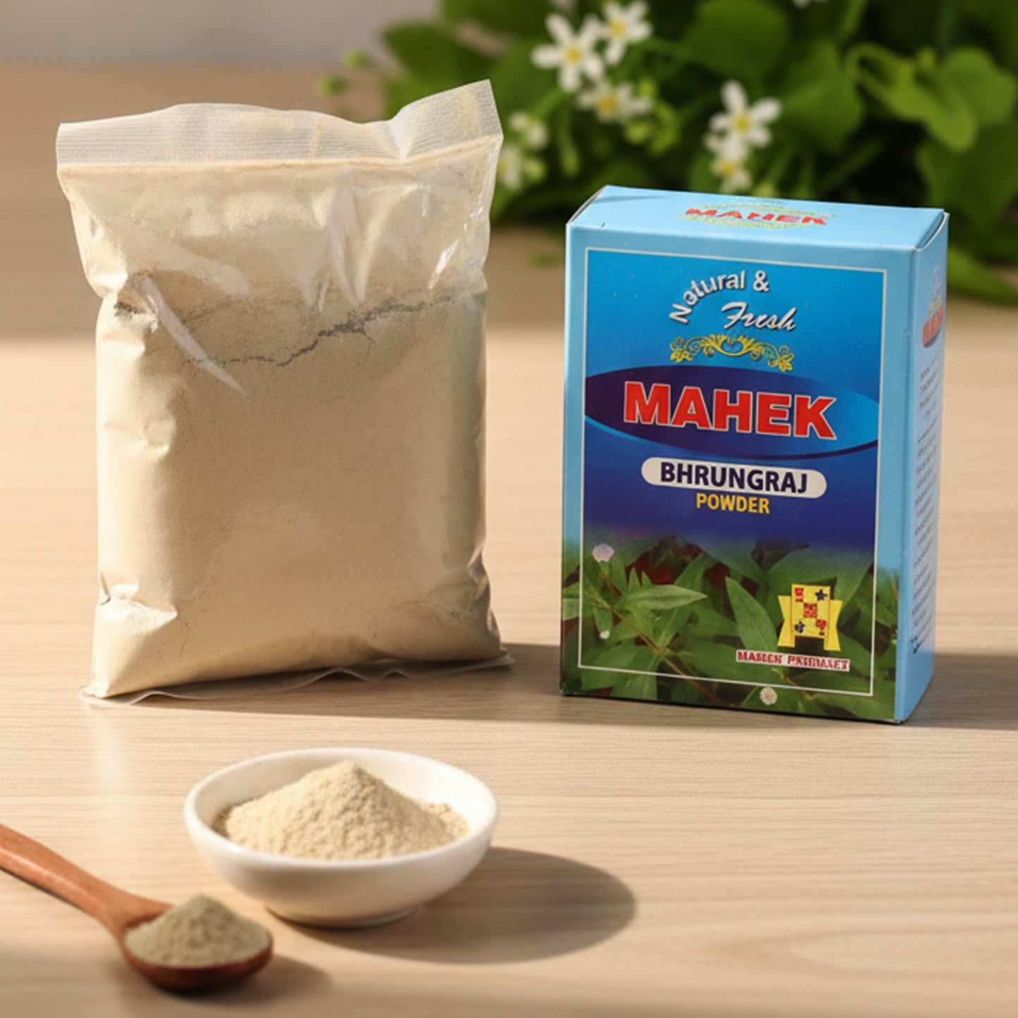Natural Bhringraj Powder for Traditional Hair Care 80 Gm