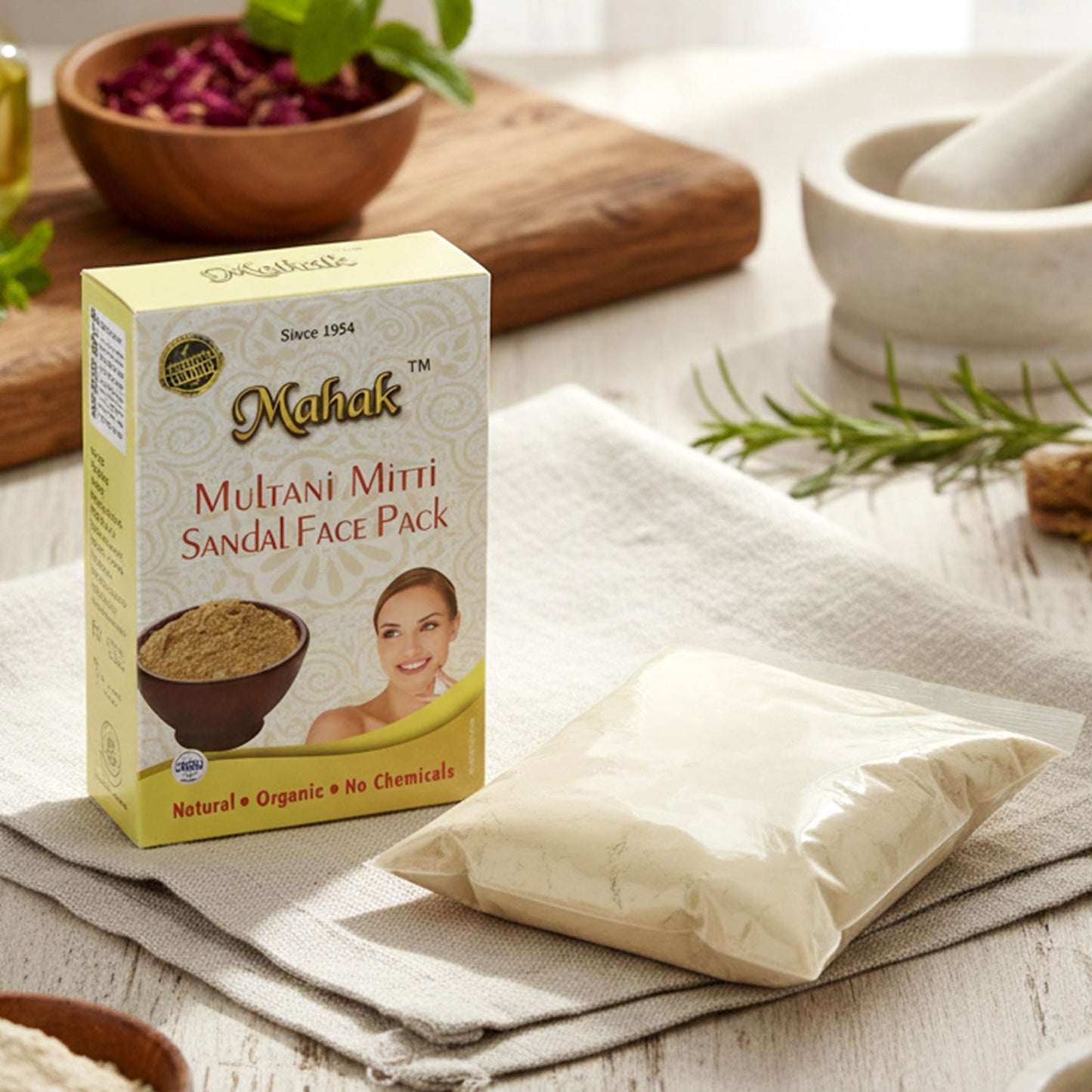 Herbal Multani Mitti and Sandal Face Pack 80 Gm