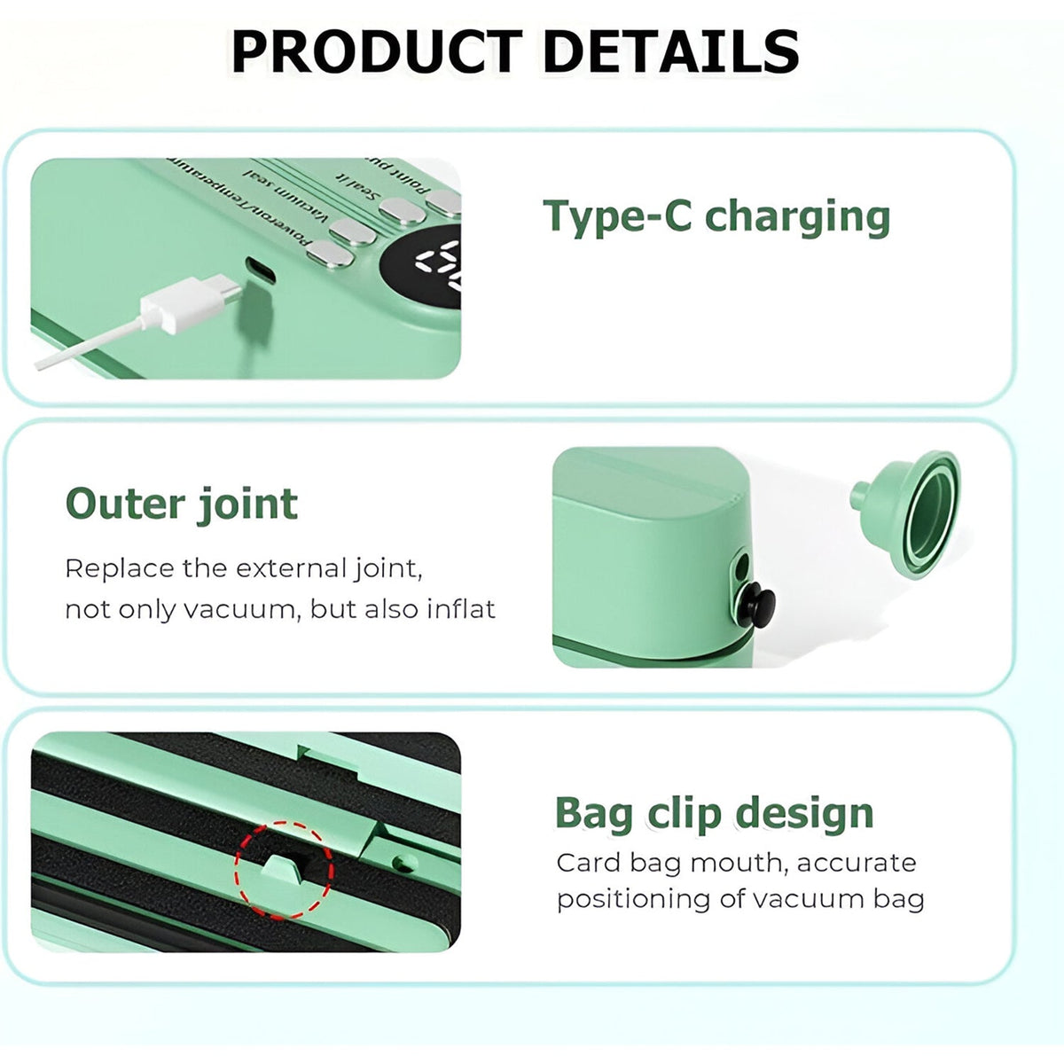 Cordless Electric Vacuum Pump Sealer