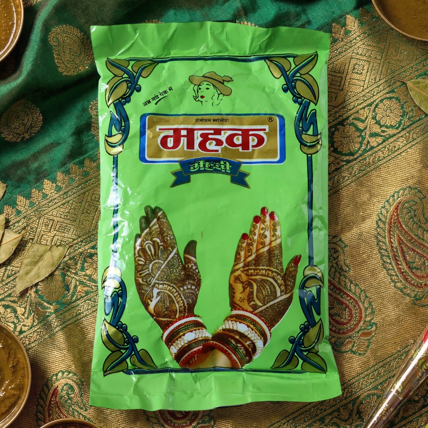 Traditional Herbal Mehndi Powder ( 80 Gram Pack) | Pack of 2