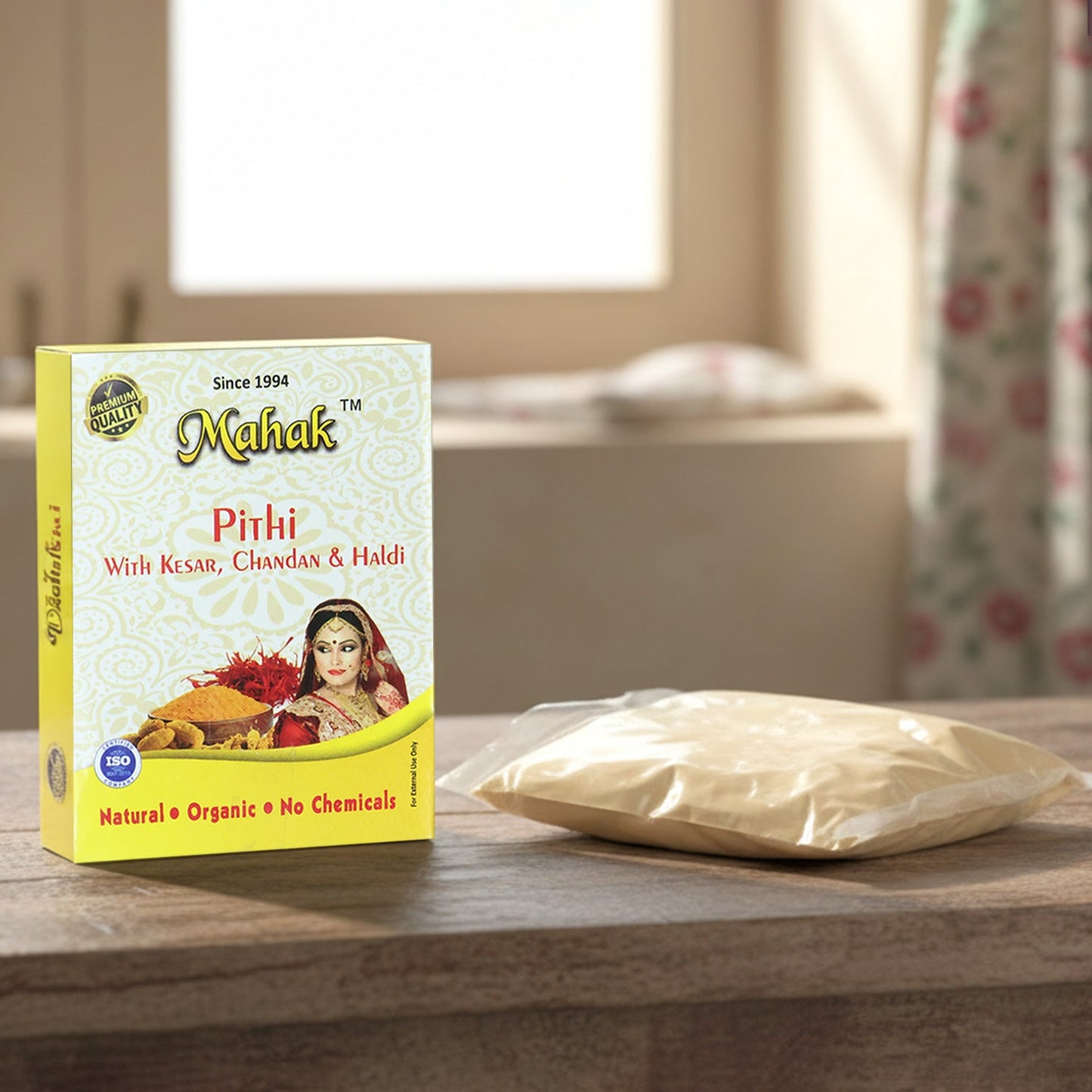 Traditional Face and Body Mahak Pithi 40 Gm | Ubtan (Pack of 2)