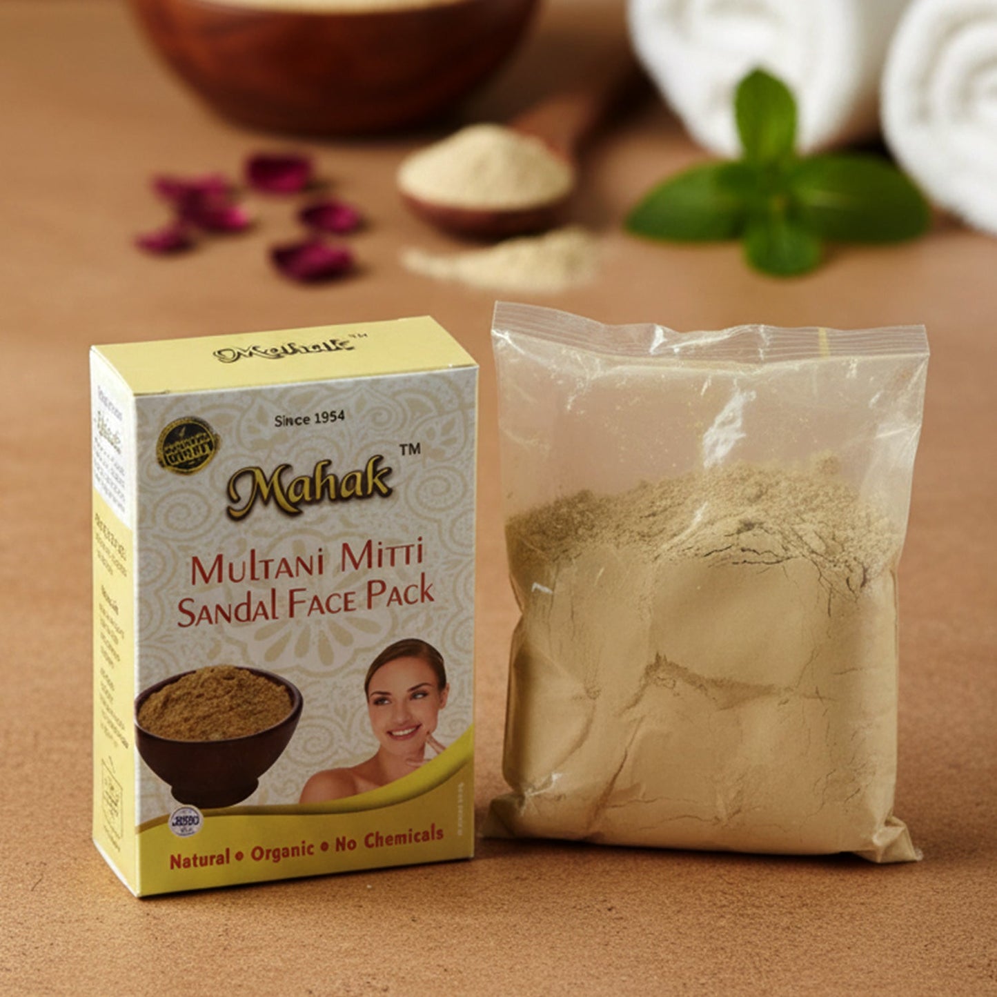 Herbal Multani Mitti and Sandal Face Pack 80 Gm