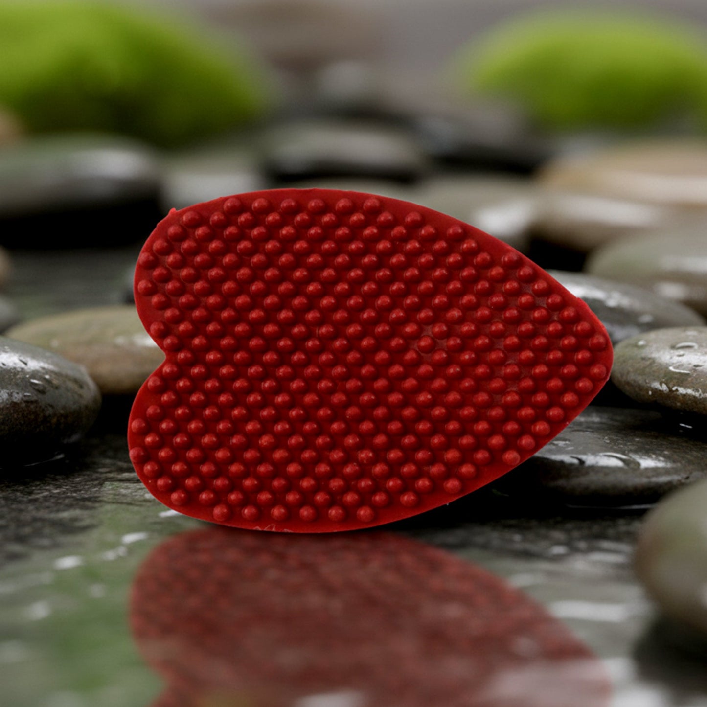 Premium Plastic Pet Bath Brush Soft Grooming Scrubber (2 Pc)