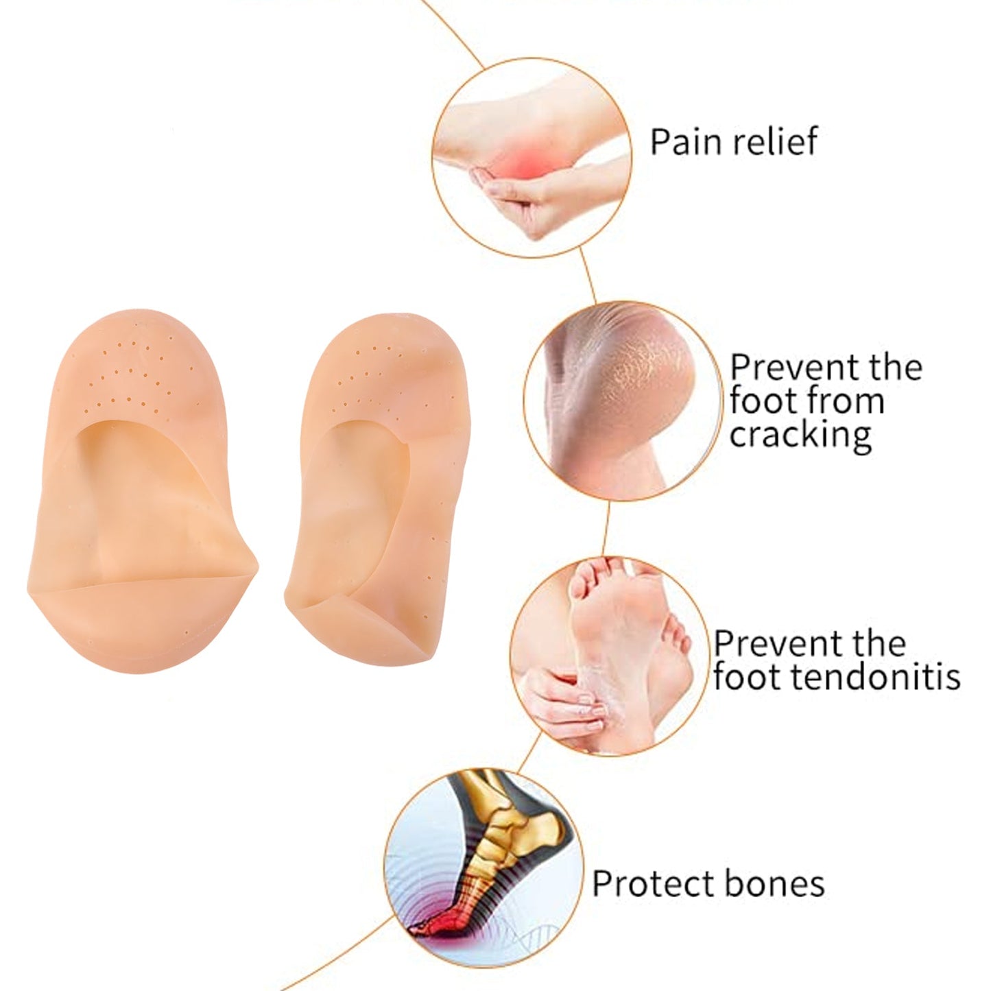 Silicone Heel Protector | Anti Crack