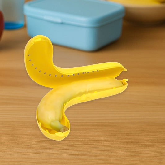 Banana Case Lunch Box Yellow (2 Pc)