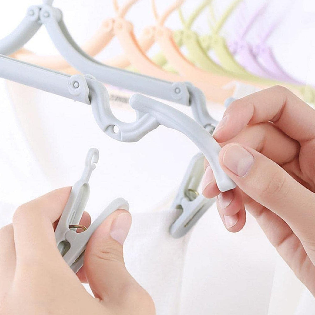 Travel Hangers, Portable Folding Clothes Hangers (6 Pc)