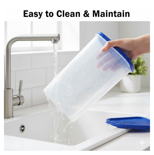 Modular Transparent Airtight Food Storage Container - 2000 ml (2 Pc)