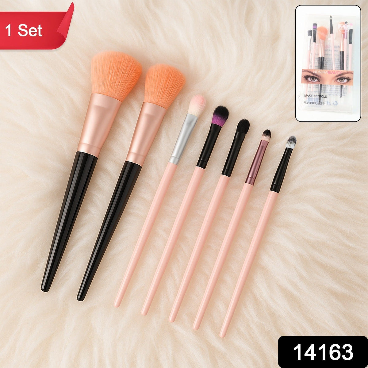 All-in-One Soft Bristle Makeup Brush Kit