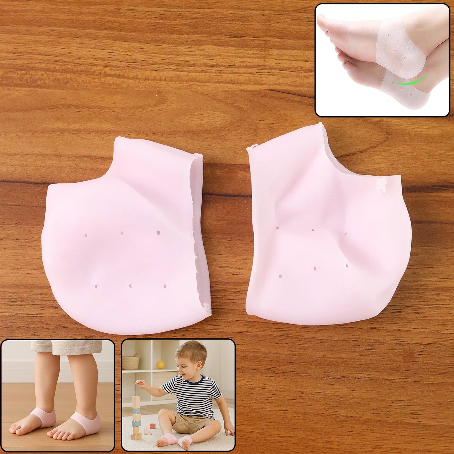 Kid Silicone Heel Protectors (2 Pair)