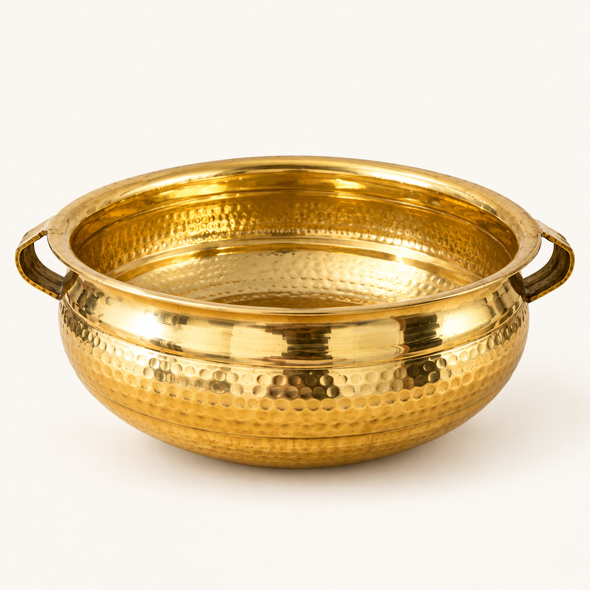 Premium Brass Urli 010- Traditional Decorative Bowl
