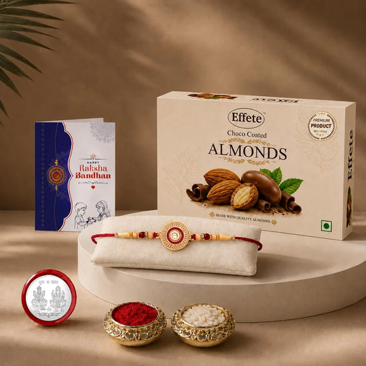 Rakhi Combo for Brother Chakra Design with Chocolate Gift Set