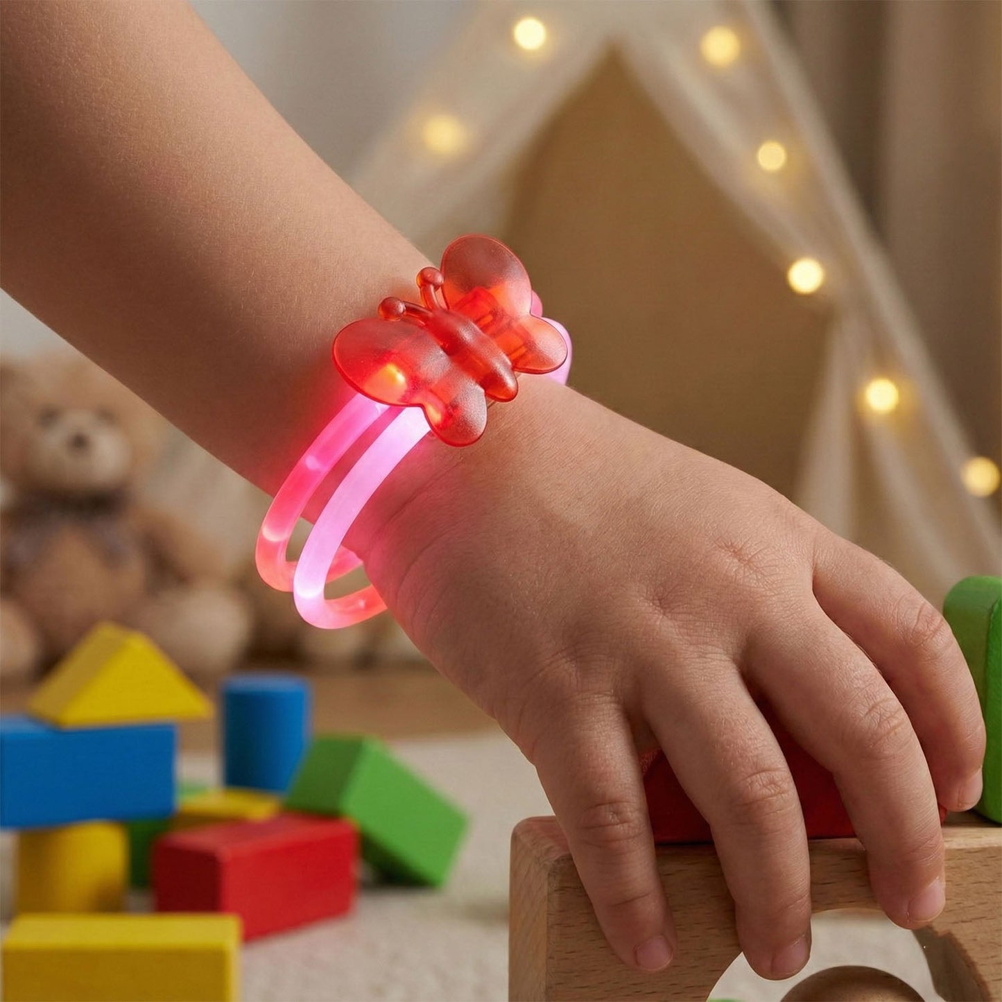 Glowing Butterfly Bracelet (4 Pc)