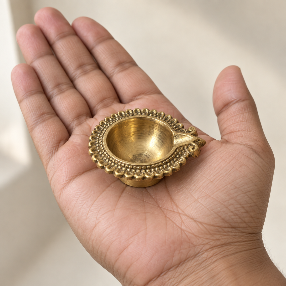 Brass Diya Design 1 (Pack of5)