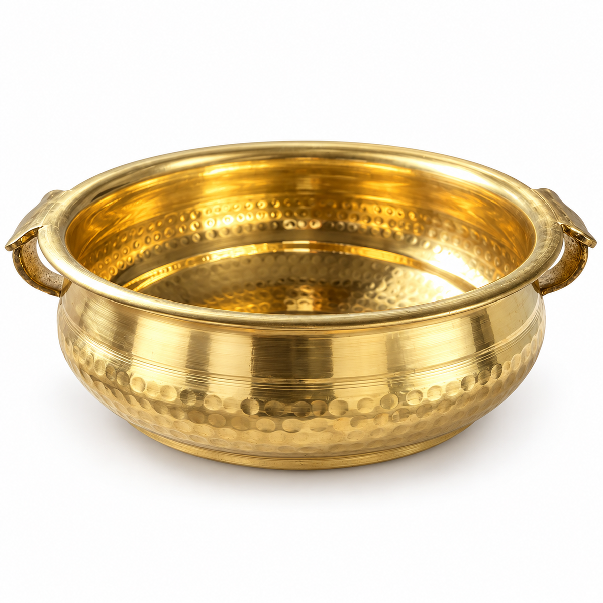 Premium Brass Urli 010- Traditional Decorative Bowl