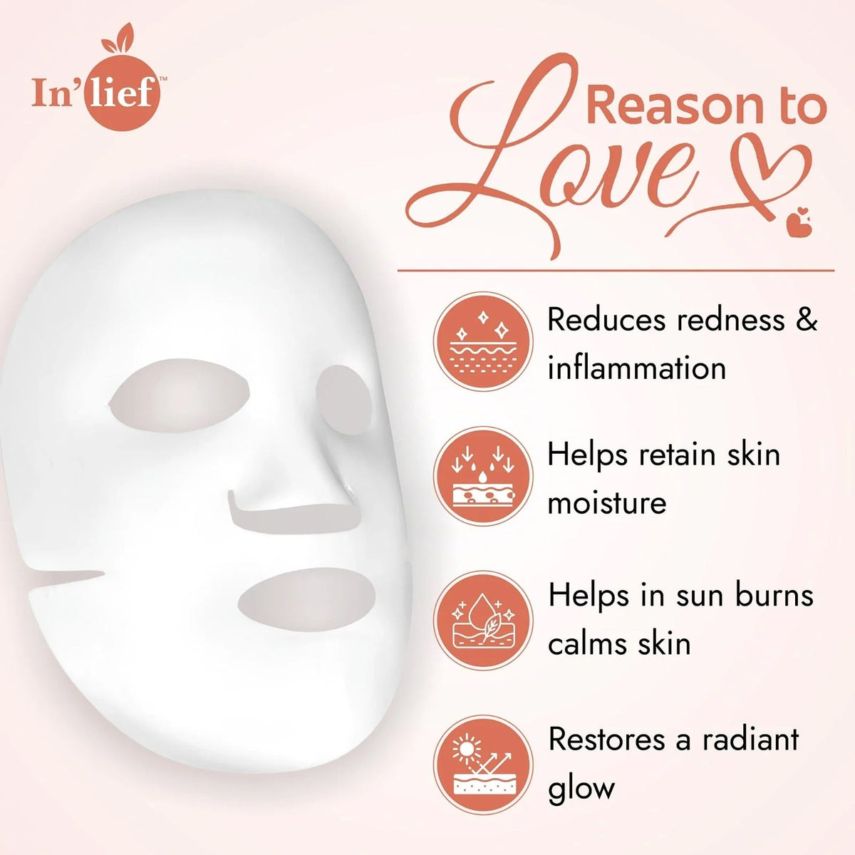 In'life Niacinamide 1% Facial Sheet Mask (Pack of 2)