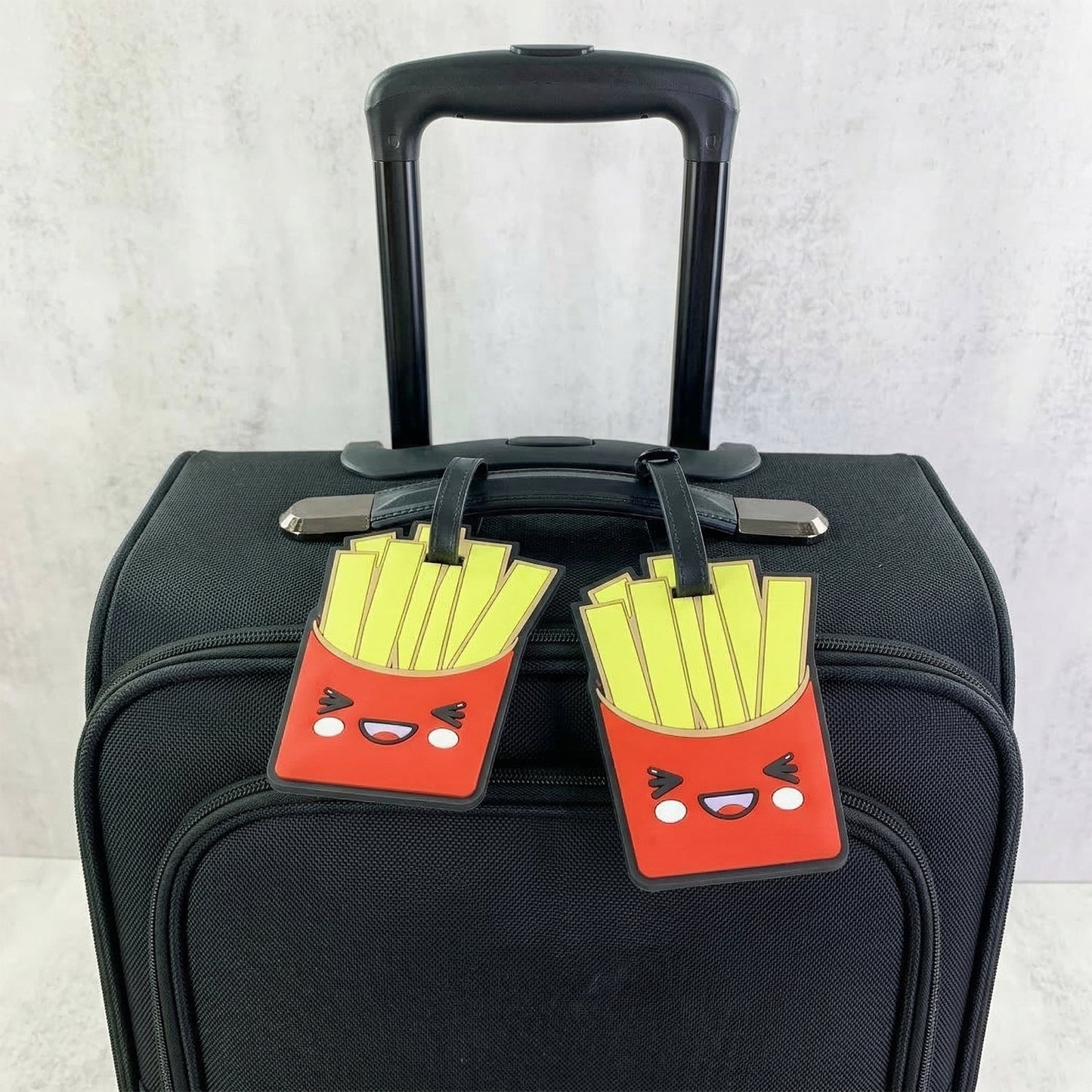 Cute French Fries Design Travel Identification Luggage Bag Tag| 3Pc