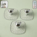 All-Plastic Adhesive Wall Hooks - Strong, No Damage, Easy to Install (3 Pc Set)