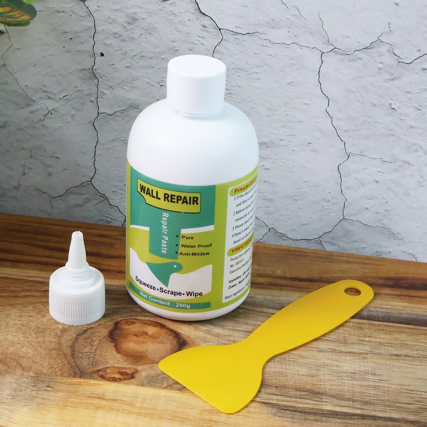 Wall Crack Repair Cream with Scraper - ( 1 Set)