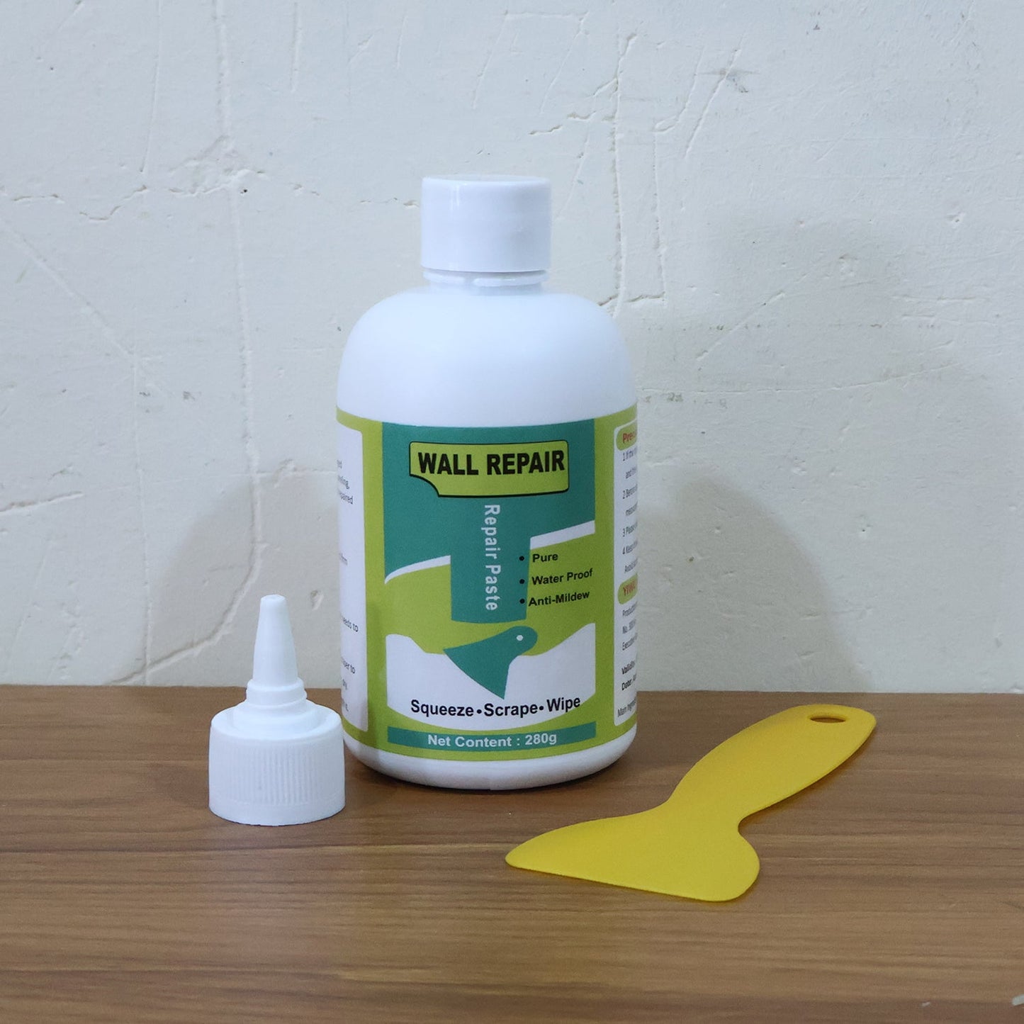 Wall Crack Repair Cream with Scraper - ( 1 Set)
