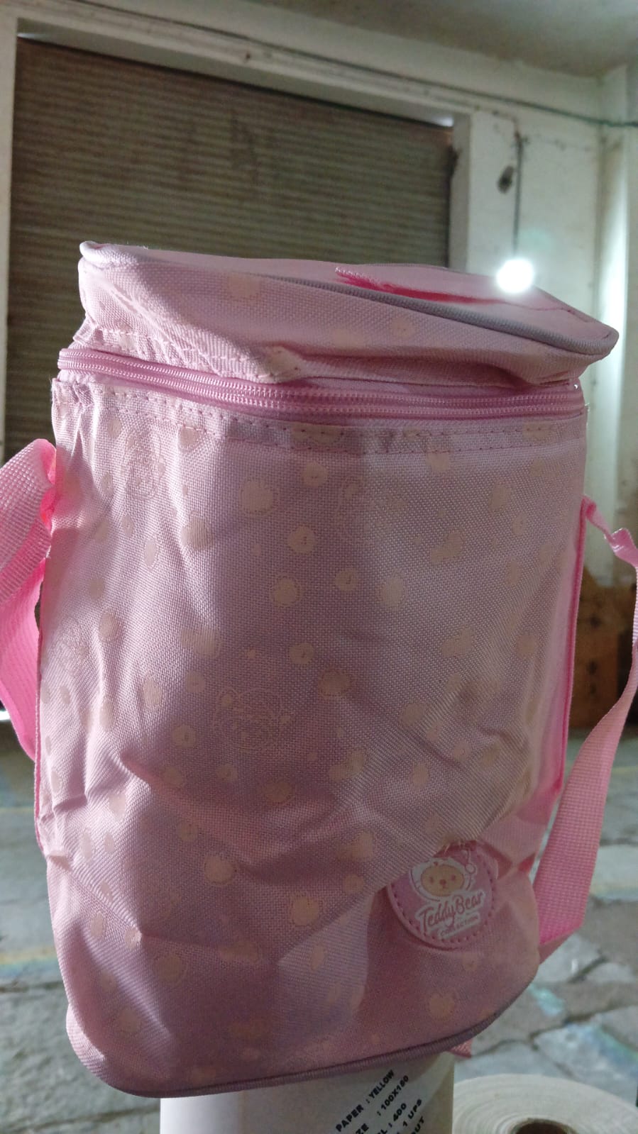 Cute Animal Zip Lunch Bag with Adjustable Strap