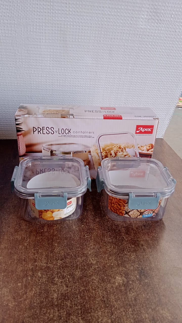 Apex Press N' Lock Airtight Food Storage Container Set