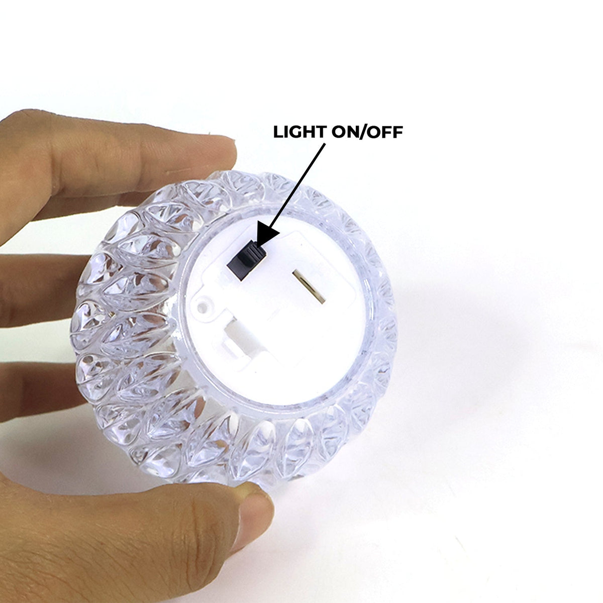 12 Crystal Style LED Light